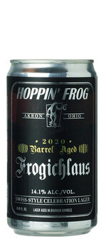 Hoppin&#039; Frog Barrel-Aged Frogichlaus Swiss-Style Celebration Lager 2020
