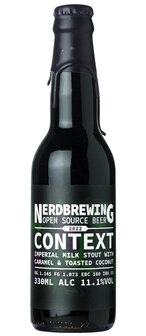 Nerdbrewing Context Imperial Milk Stout With Caramel & Toasted Coconut