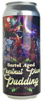 Barrel-Aged Chestnut Plum Pudding