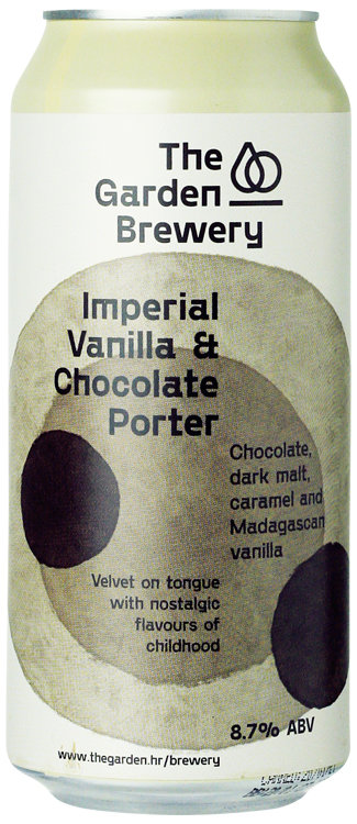 The Garden Brewery zwart Imperial Vanilla & Chocolate Porter - BierBazaar