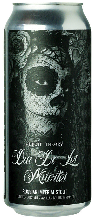 Adroit Theory Dia De Los Muertos Coffee + Coconut + Vanilla + Bourbon Maple Ghost 960 - BierBazaar