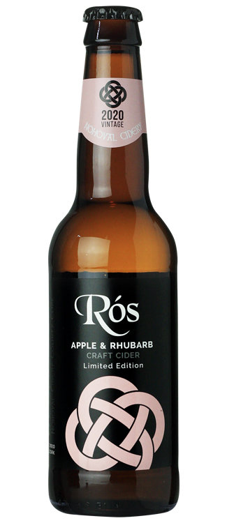 Rós Apple & Rhubarb Craft Cider 2017 Vintage Rós Apple & Rhubarb Craft Cider 2017 Vintage