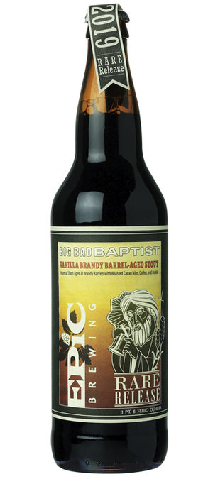 Epic Brewing Big Bad Baptist Vanilla Brandy Barrel Aged Stout - BierBazaar