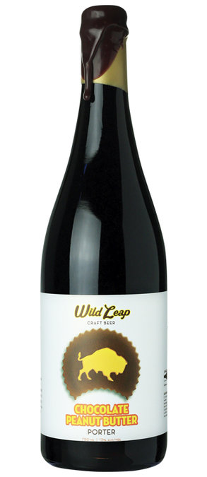 Wild Leap zwart Chocolate Peanut Butter Porter - BierBazaar