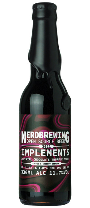 Nerdbrewing Implements Imperial Chocolate Truffle Stout - Coffee & Coconut Edition (2021) - BierBazaar