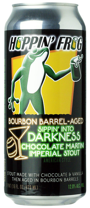 Hoppin Frog Barrel-Aged Sippin Into Darkness Chocolate Martini Imperial Stout - BierBazaar
