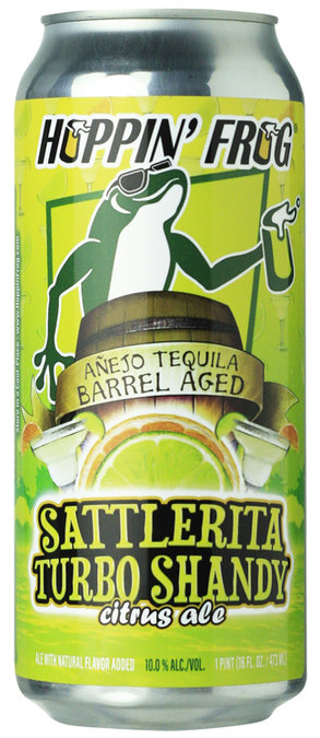 Hoppin Frog Anejo Tequila Barrel-Aged Sattlerita Turbo Shandy Citrus Ale - BierBazaar