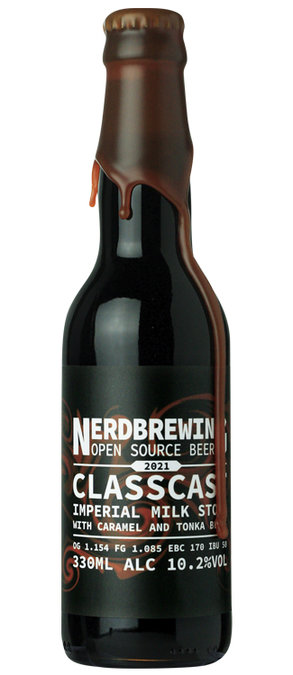 Nerdbrewing Classcast Imperial Milk Stout With Caramel & Tonka Beans - BierBazaar