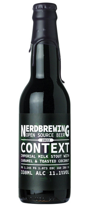 Nerdbrewing Context Imperial Milk Stout With Caramel & Toasted Coconut - BierBazaar