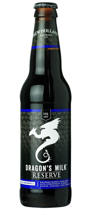 New Holland Brewing Dragon’s Milk Reserve: Bourbon Barrel-Aged Stout With Stroopwafel Cookies, Coffee, Caramel, And Cinnamon (2022-2) - BierBazaar