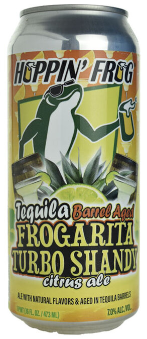 Hoppin Frog Brewing Tequila Barrel-Aged Frogarita Turbo Shandy Citrus Ale - BierBazaar