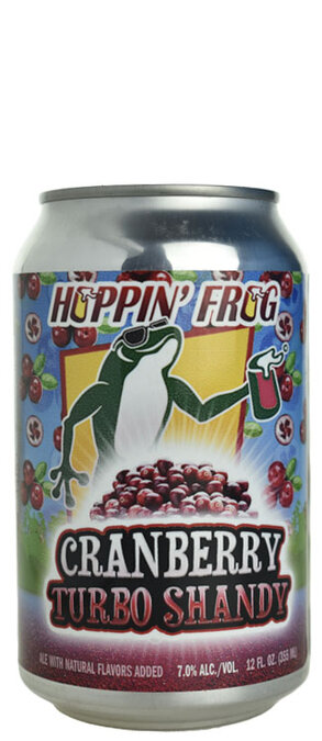 Hoppin Frog Brewing Cranberry Turbo Shandy Citrus Ale - BierBazaar