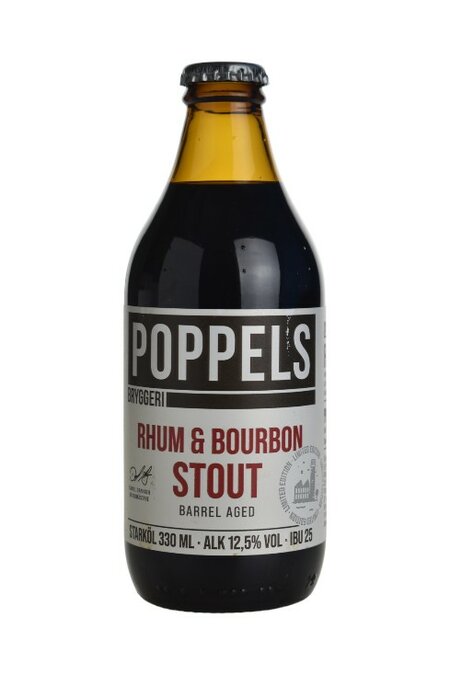 Poppels Bryggeri Rhum And Bourbon Stout - BierBazaar