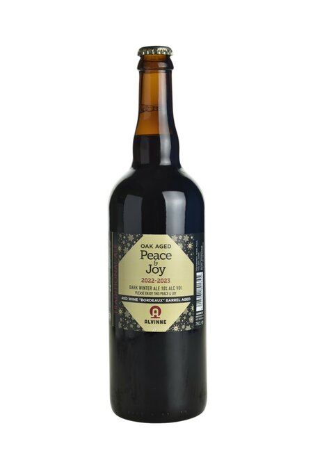 AlvinneWinter Ale75cl10% Peace & Joy Oak Aged 2022-2023 - BierBazaar