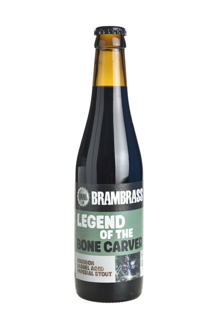 BramBrassBA Stout33cl11% Legend Of The Bone Carver - BierBazaar