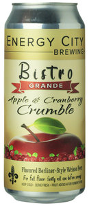 Energy City Bistro Grande Apple & Cranberry Crumble